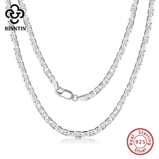 Flat Mariner Chain Necklace