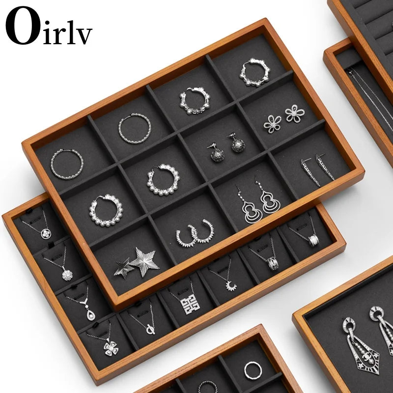 Oirlv Wooden Jewelry Display