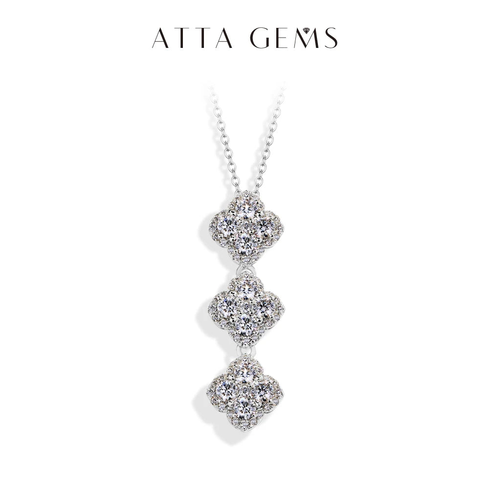 ATTAGEMS 2024 S925 Silver Necklace