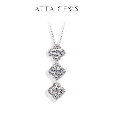 ATTAGEMS 2024 S925 Silver Necklace