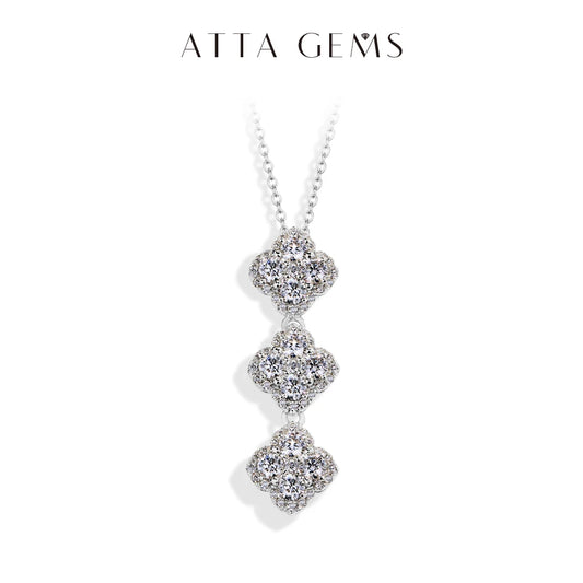 ATTAGEMS 2024 S925 Silver Necklace