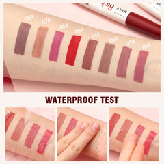 8 colors waterproof double-ended lip