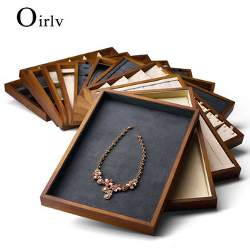 Oirlv Wooden Jewelry Display