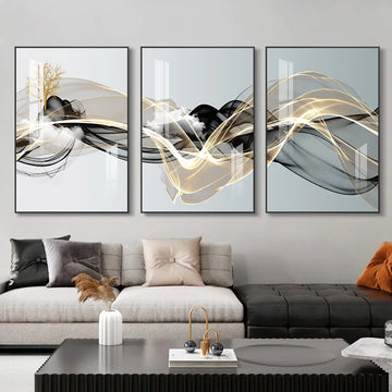 Ribbon Abstract Landscape Wall Art