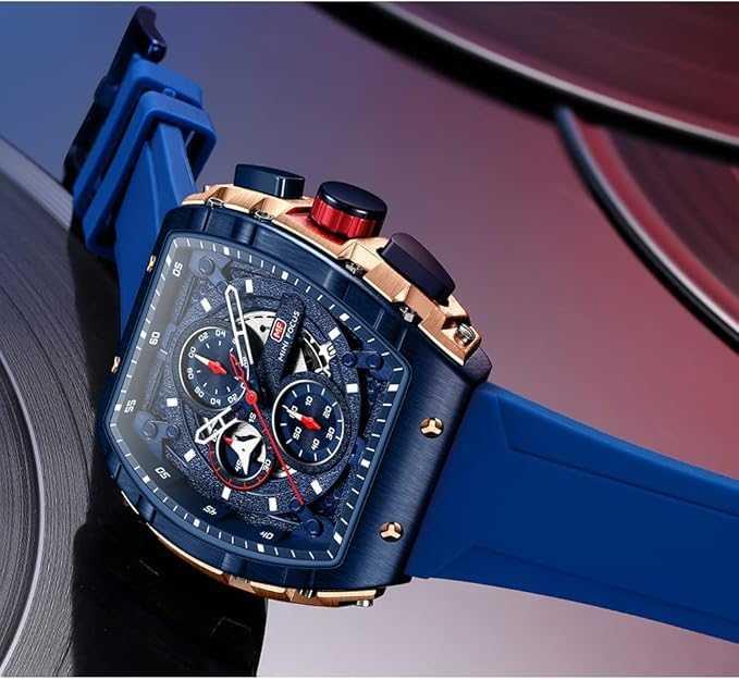 MINI FOCUS Fashion Hollow Big Dial Watch - Image 4