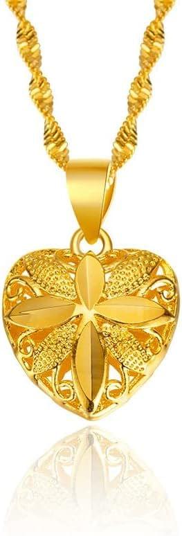 Gold Heart Necklace for Women - Image 5